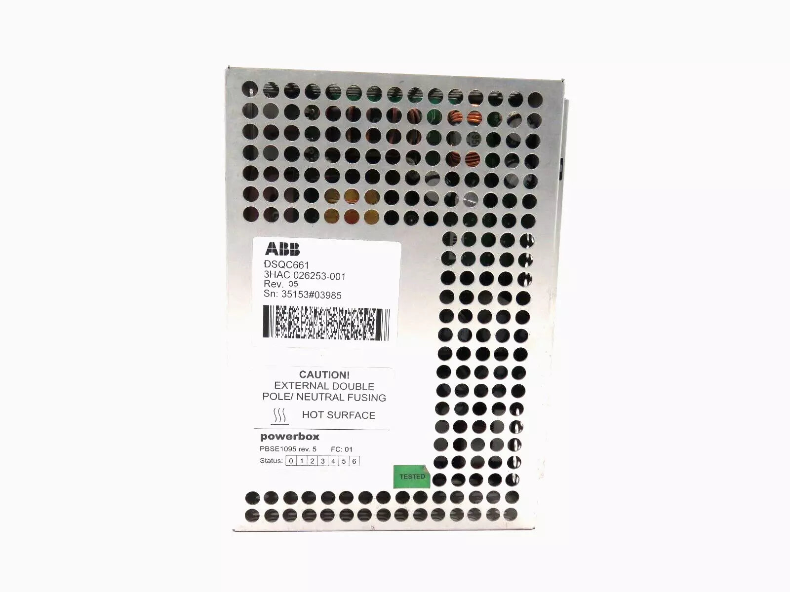 ABB DSQC661 3HAC 026253-001 REV 05 24VDC 27A Power Supply