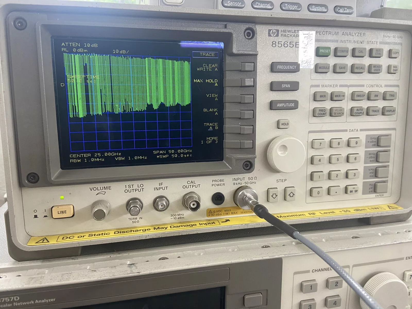 83650A OPT 8 1 Hz Res, Calibrated! 10MHz-50GHz Internal Pulse/Ext AM/FM