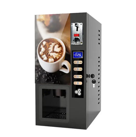 Automatic Tea Coffee Commercial Instant Coffee Machine Coin Operated