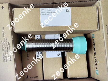 Pepperl+Fuchs UC4000-30GM-IUR2-V15 Ultrasonic Barrel-Style Proximity Sensor