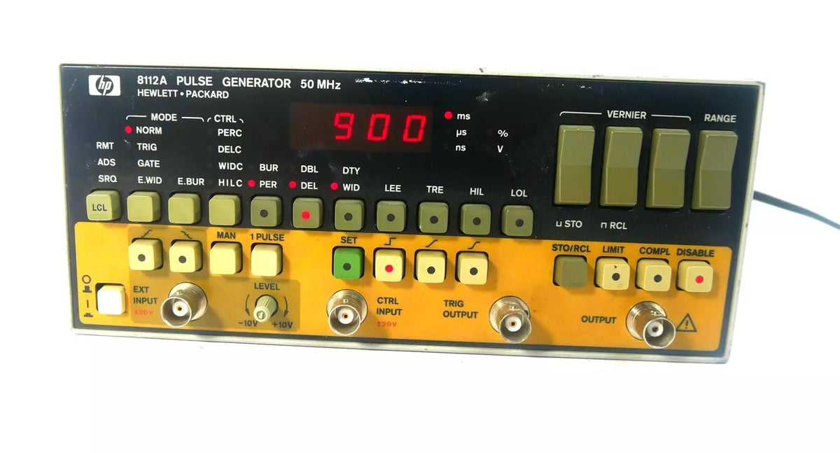 HP 8112A Pulse Generator 50 MHz with Free Shipping