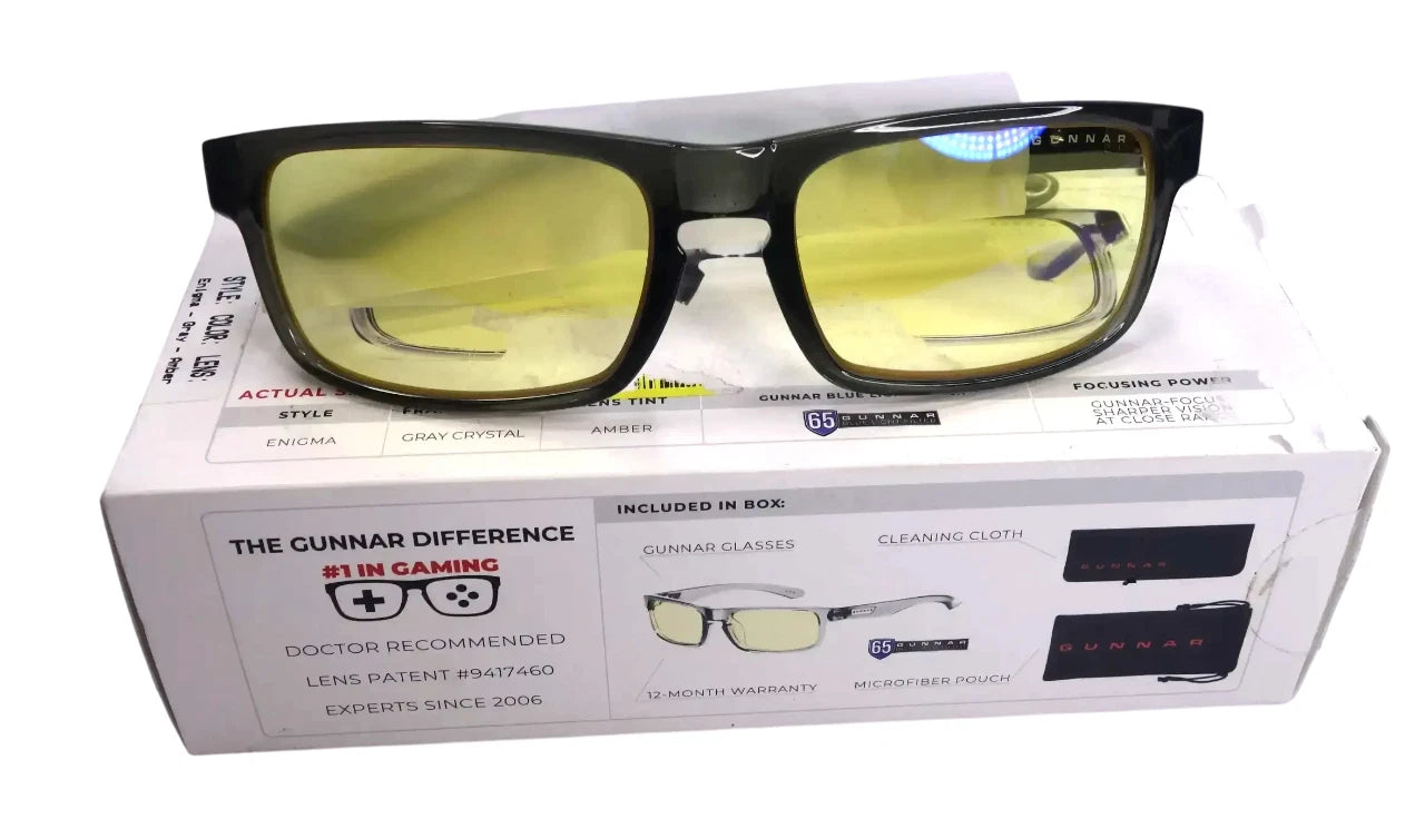 GUNNAR ENIGMA Blue Light Gaming & Computer Glasses - Onyx Smoke