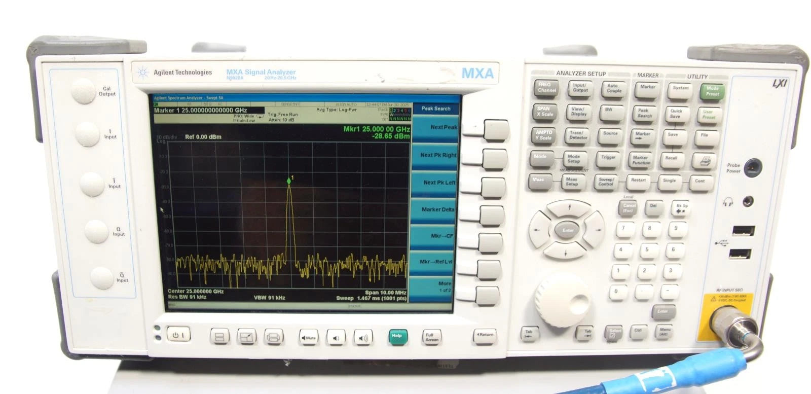 Keysight Agilent N9020A 20 Hz to 26.5 GHz MXA Signal Analyzer w Options
