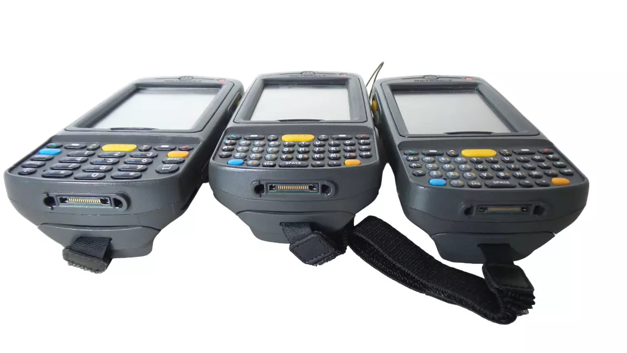 Lot of 3 Motorola MC7596 Barcode Scanner Bundle