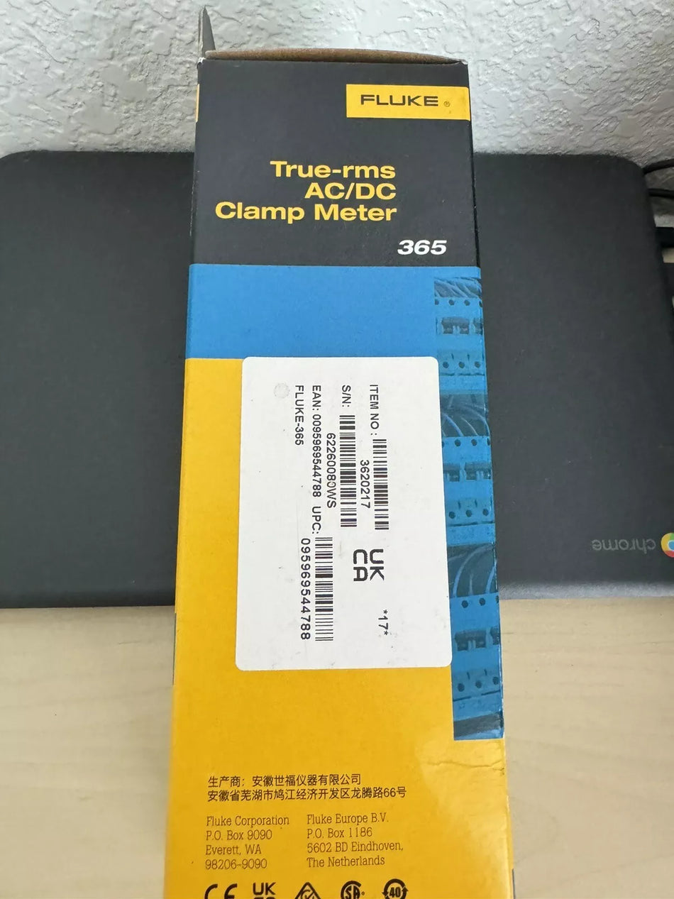 Fluke 365 True-RMS AC/DC Clamp Meter with Detachable Jaw