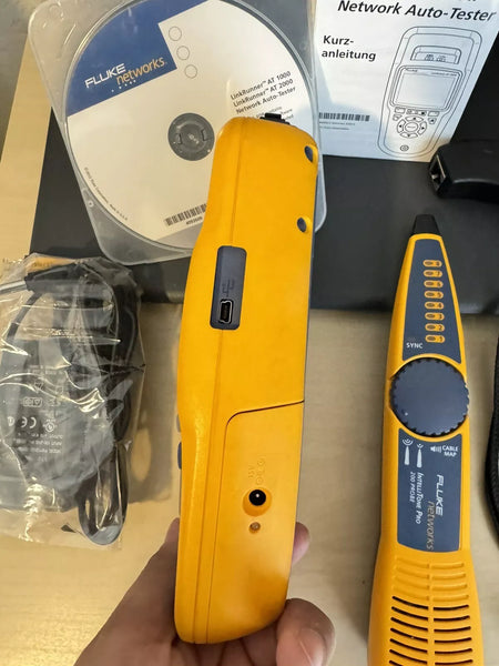 Fluke Networks LRAT-2000 LinkRunner AT-2000 Auto Tester with Fluke IntellitoneProbe