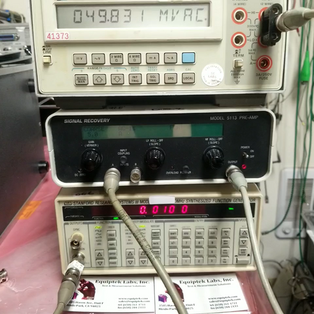 Low Voltage Amplifier EG&amp;G 5113