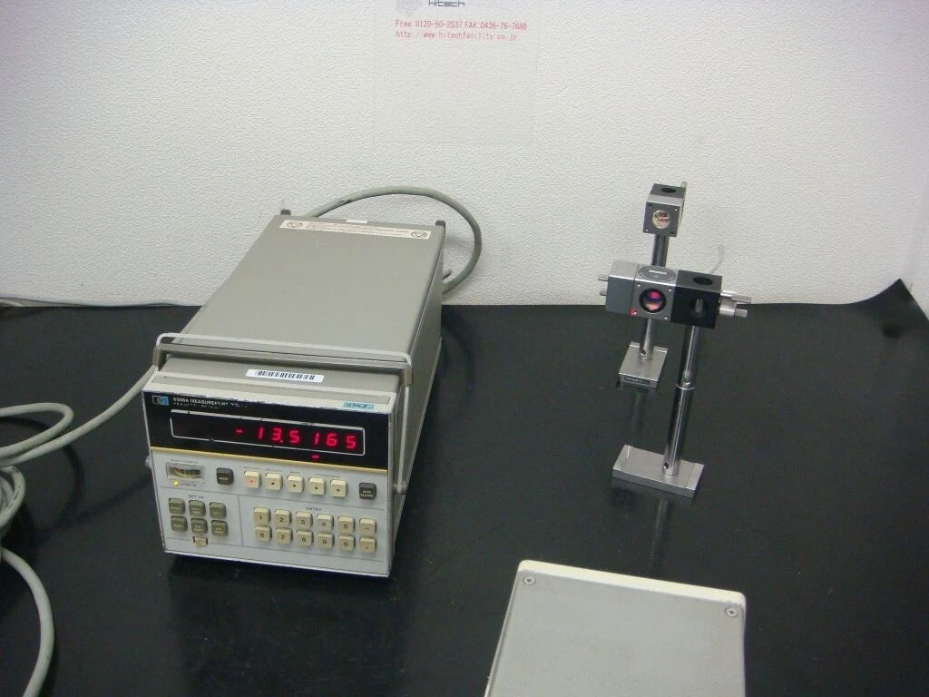 HP 5508A Measurement display