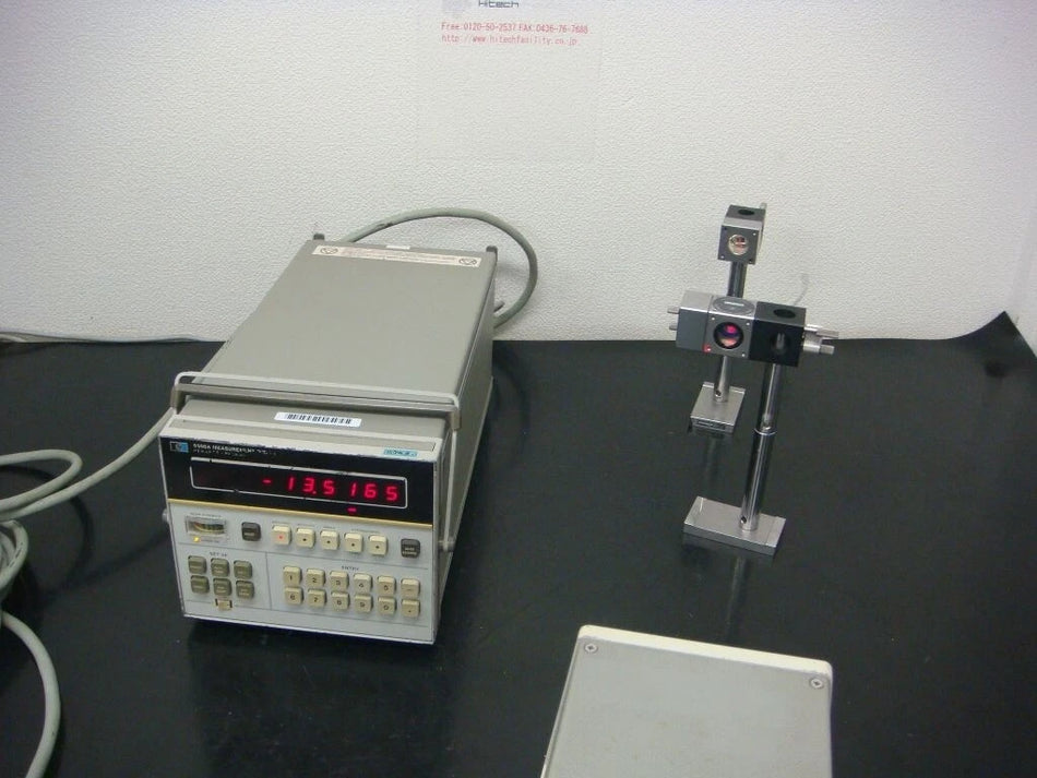 HP 5508A Measurement display