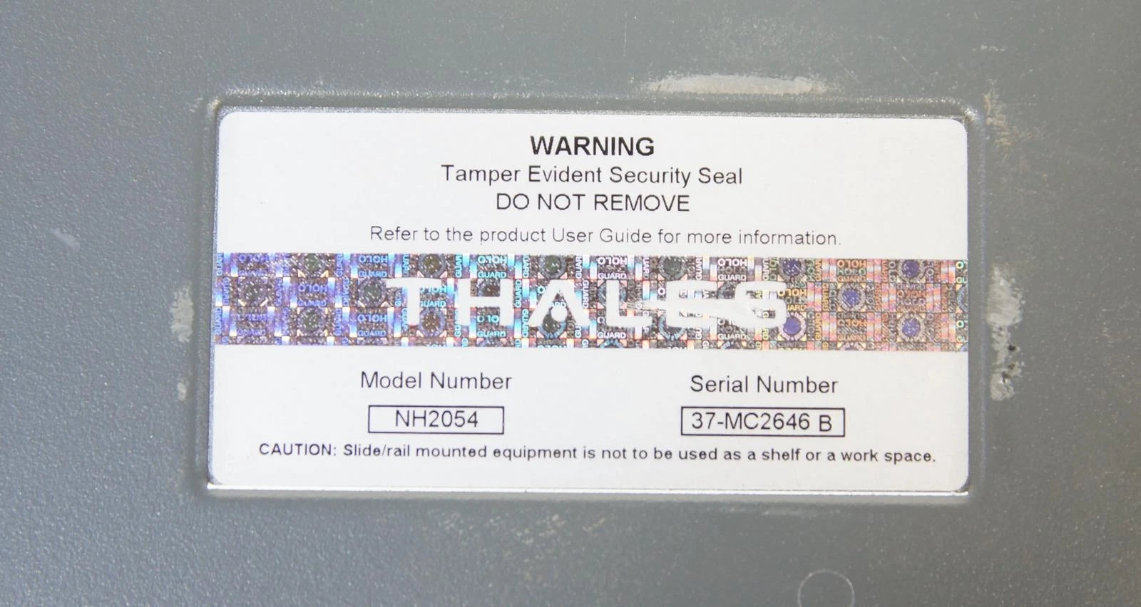 Thales Cipher nShield Connect NH2054 Security Appliance
