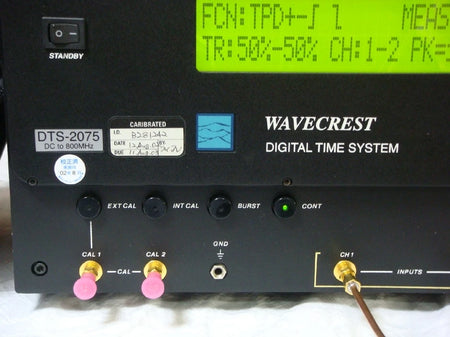 WAVECREST DTS-2075 acc10ps res1fs 800MHz Digital Time System