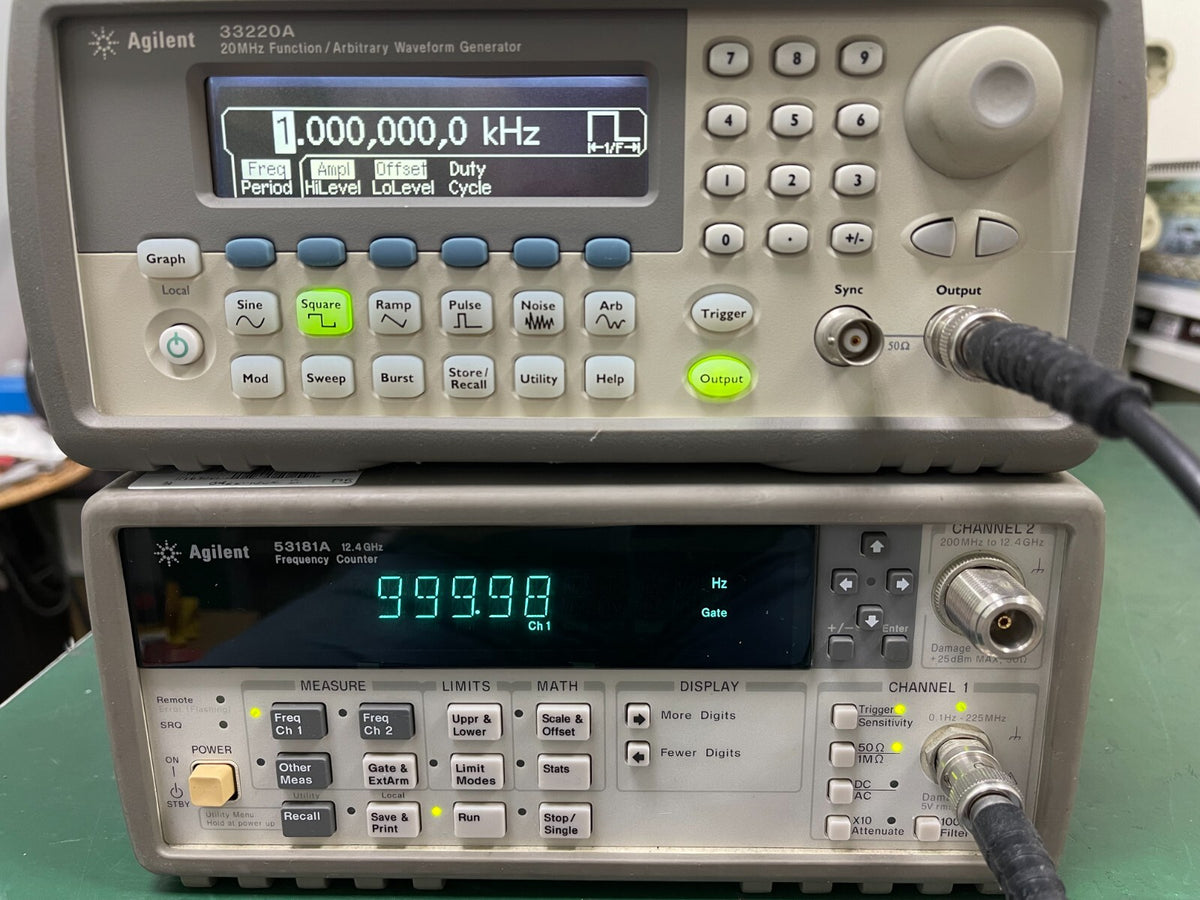 Agilent Keysight 53181A Universal Frequency Counter 10 digits/s ( 12.4GHz )