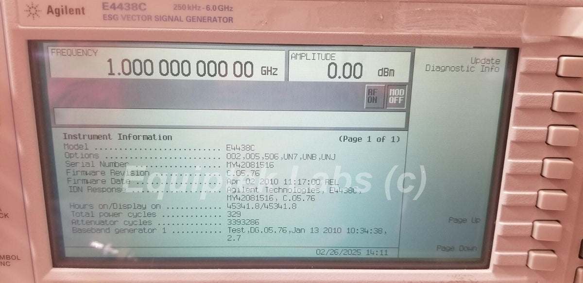 E4438C RF Signal Generator