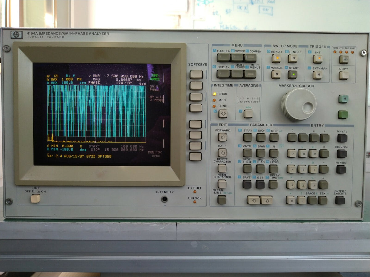HP Agilent 4194A Impedance/Gain<wbr/>-Phase Analyzer, w/o Measurement Unit (3084/3625)