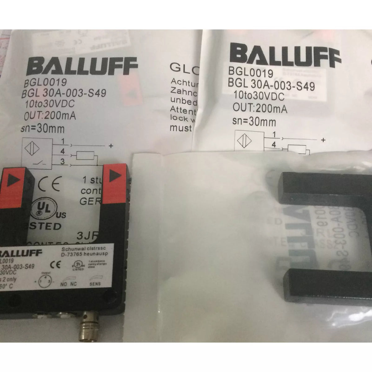 Balluff BGL 30A-003-S49 Photoelectric Switch