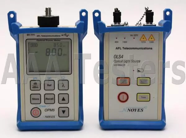 AFL Noyes SMLP5-5 SM MM Fiber Optic Loss Test Set 850/1300/1310/1550 OLS 4 OPM 5 - XG eqpt