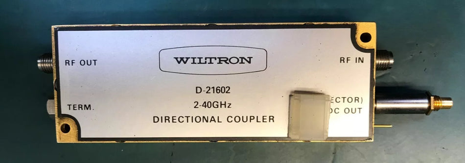 Anritsu/Wiltron D-21602 Directional Coupler 2-40GHz