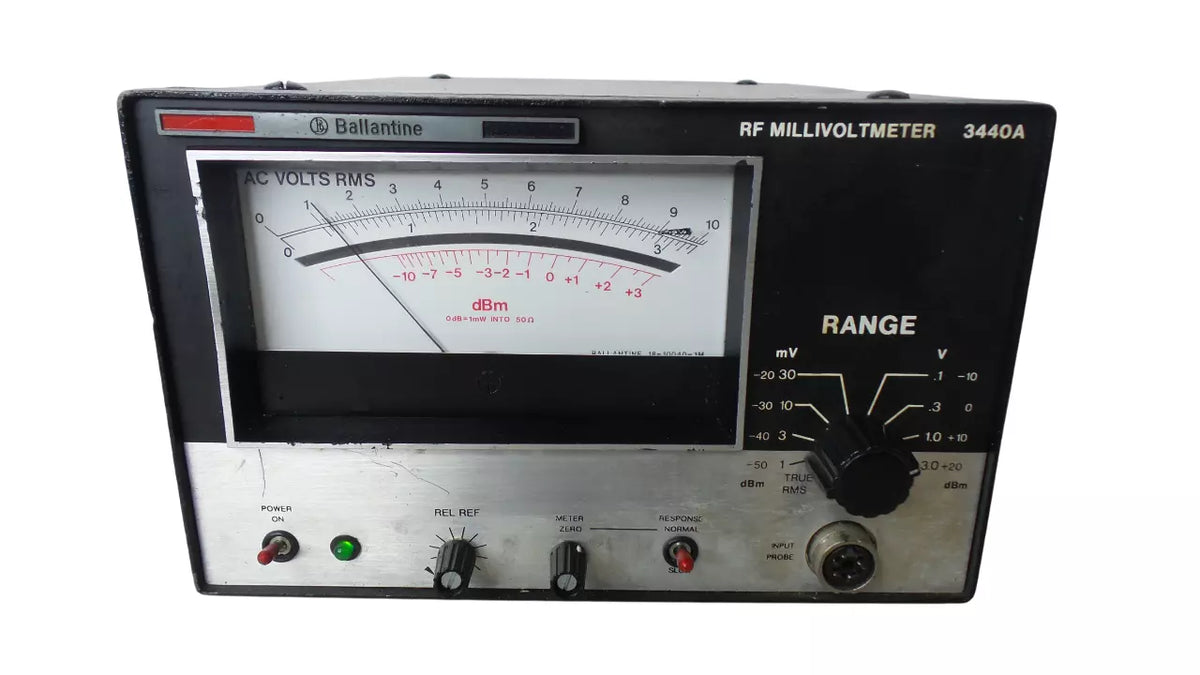 BALLANTINE 3440A RF MILLIVOLTMETER 