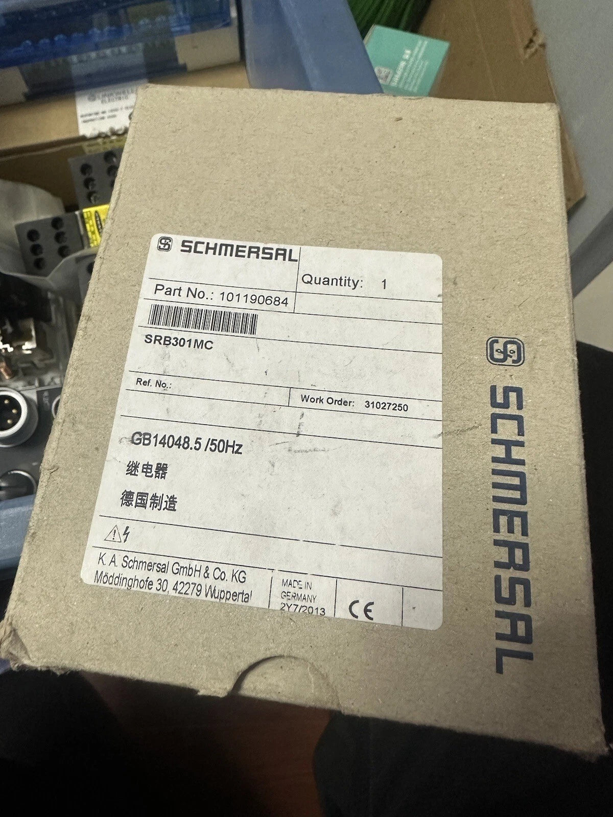 Schmersal Safety Relay SRB301MC-24V 101190684 Sealed New OVP