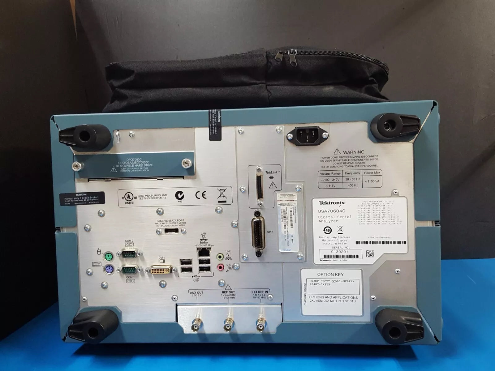 Tektronix DSA70604C: Digital Serial Analyzer with 2XL MTH PTH1 ASM STU TDSPTD (0201)