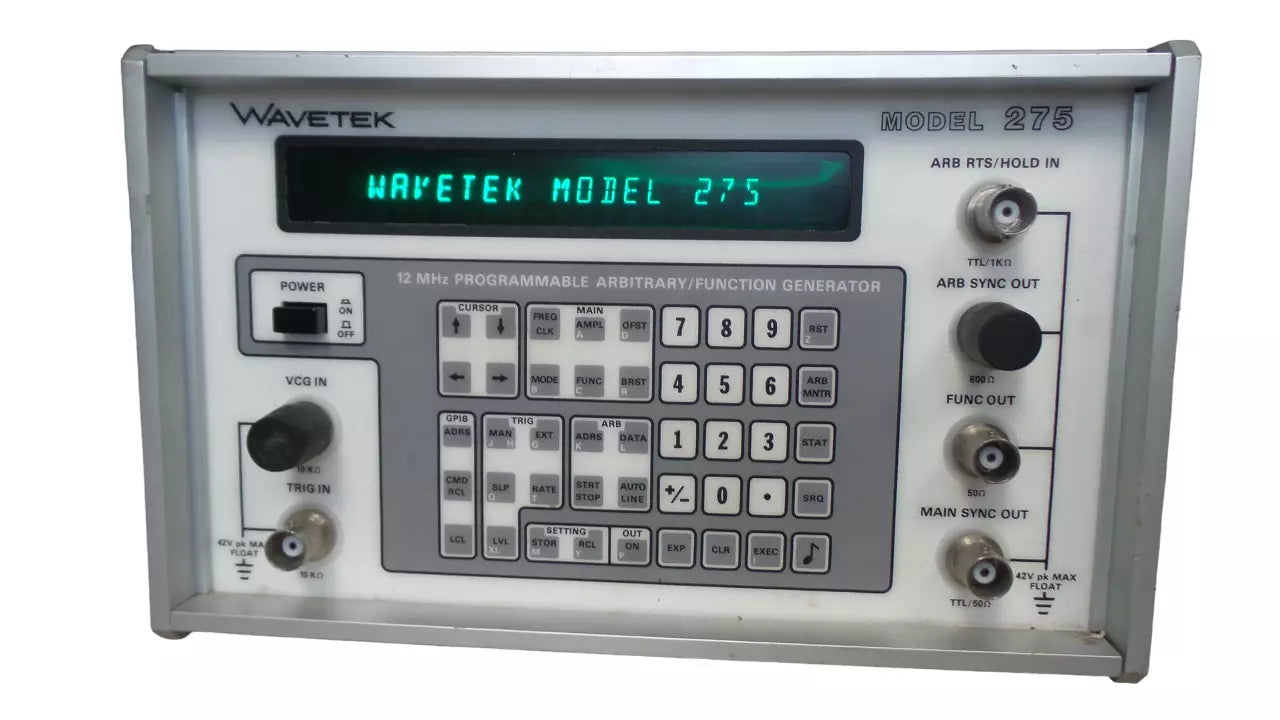 Wavetek Model 275 Programmable Arbitrary Function Generator - High-Quality Instrument