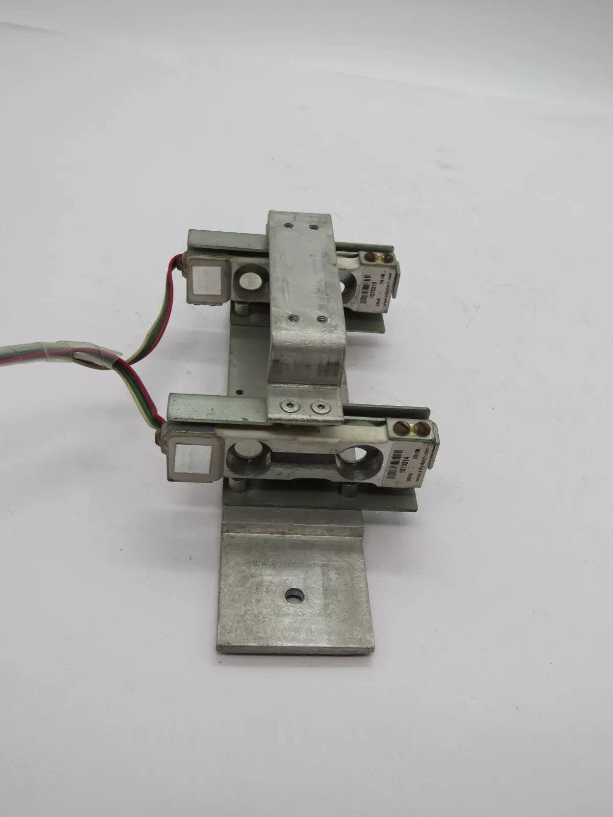 Industrial Mounting Bracket with Wiring - Metal Frame Assembly