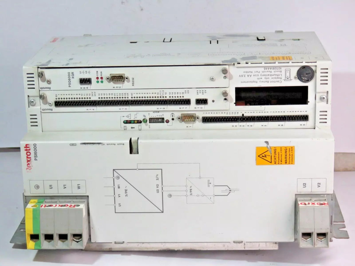 Rexroth PSI6000 PSI6300.133W1 R911326650 Medium Frequency Inverter 24 VDC