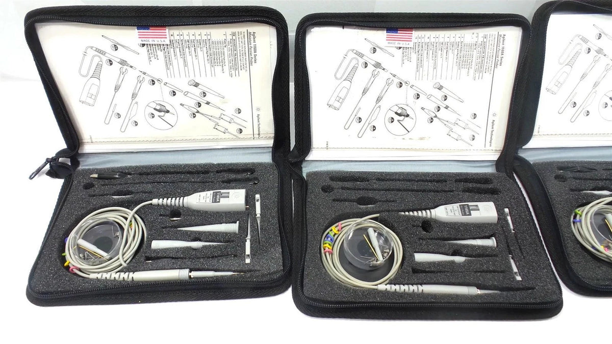 Lot 4 Agilent 1160 Series (1165A) Miniature Passive Probe with Accessories