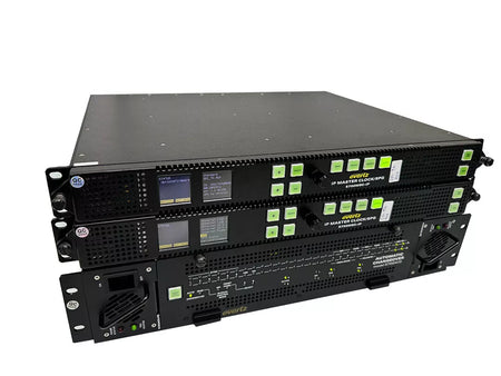 Evertz 2x 5700MSC-IP Grand Master Clock/SPG w/7800MSC-10G 5700-AUX 7801FC-IRD