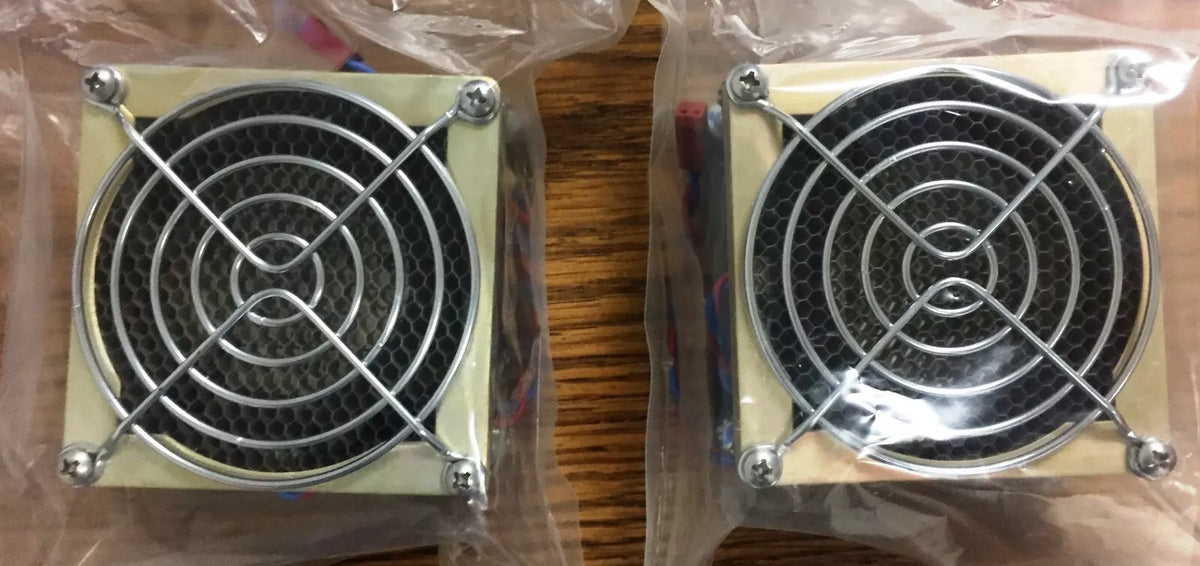 Papst Type 8112-G DC Fan 8V and 16V with Fan Cover on Both Sides