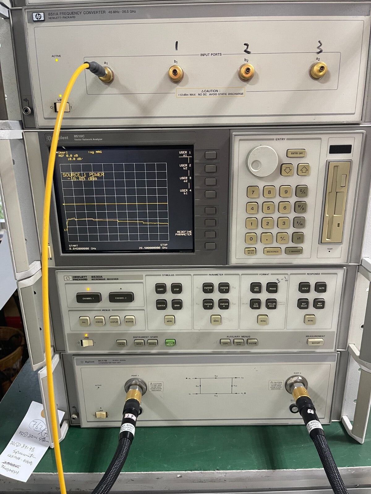 HP Agilent 8511A Frequency Converter 45 MHz - 26.5 GHz _2820A00283