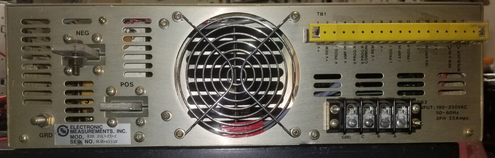Adjustable DC Power Supply - 200V, 25A