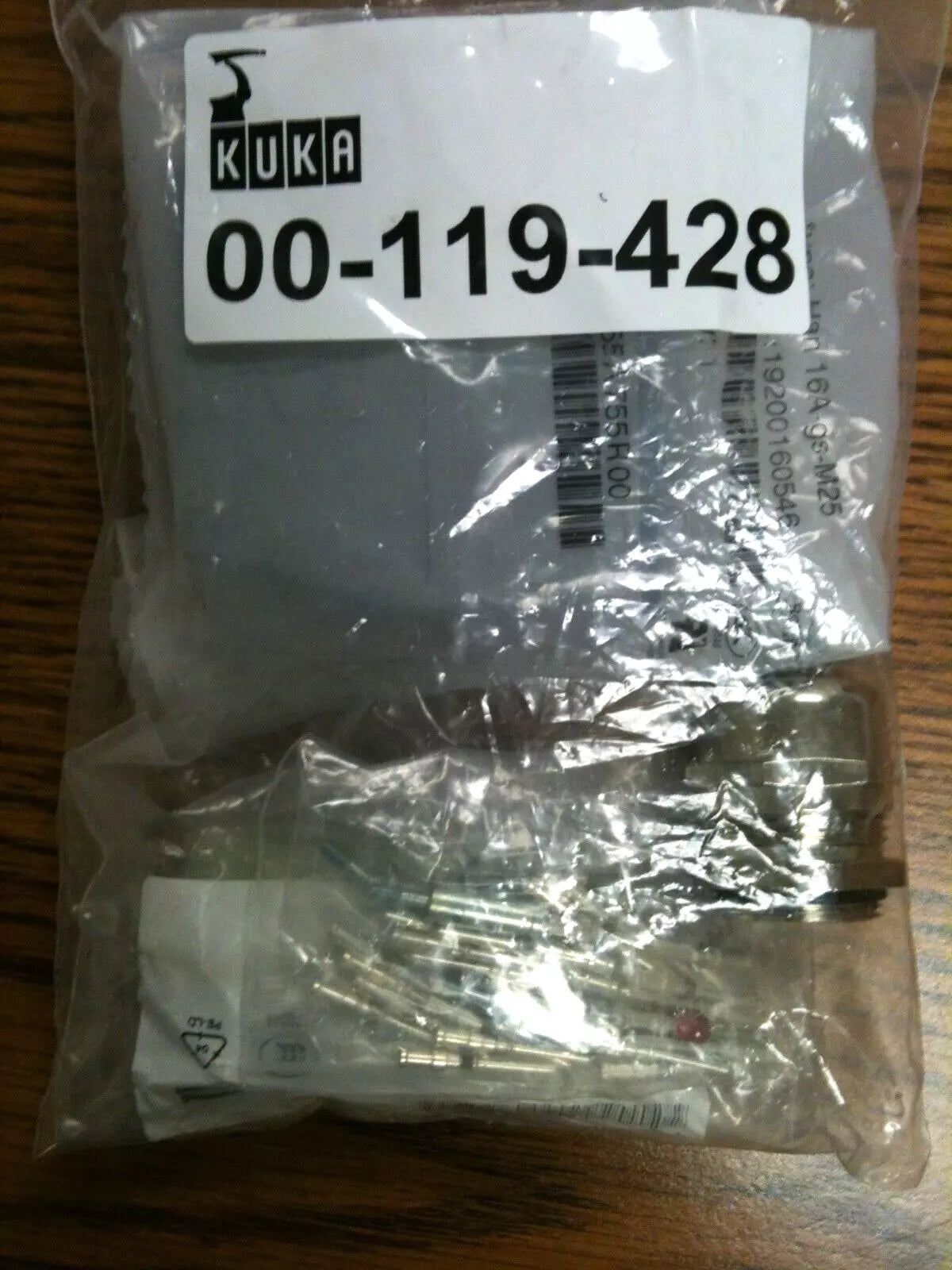 Kuka Robotics Female Connector Kit 00-119-428, HAN 16A-GS-M25 & HAN 25D-STI-C