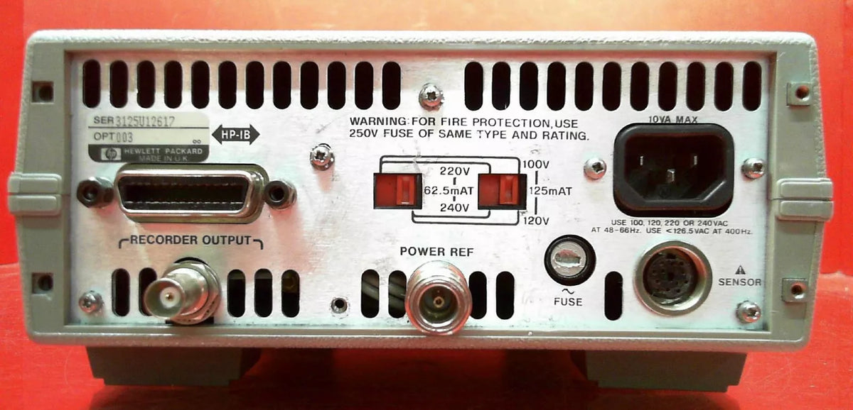 HP - Agilent - Keysight 437B-003 Power Meter SN:3125U12617 - XG eqpt