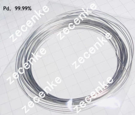 99.95% Purity Palladium Pd Wire Sample 1mm Diameter 10mm Length