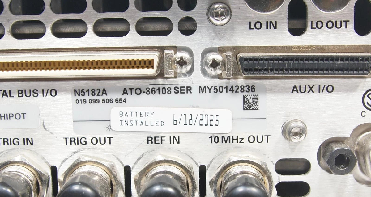 Agilent N5182A 6GHz MXG RF Analog Signal Generator OPT 006 019 099 654 ALB U01