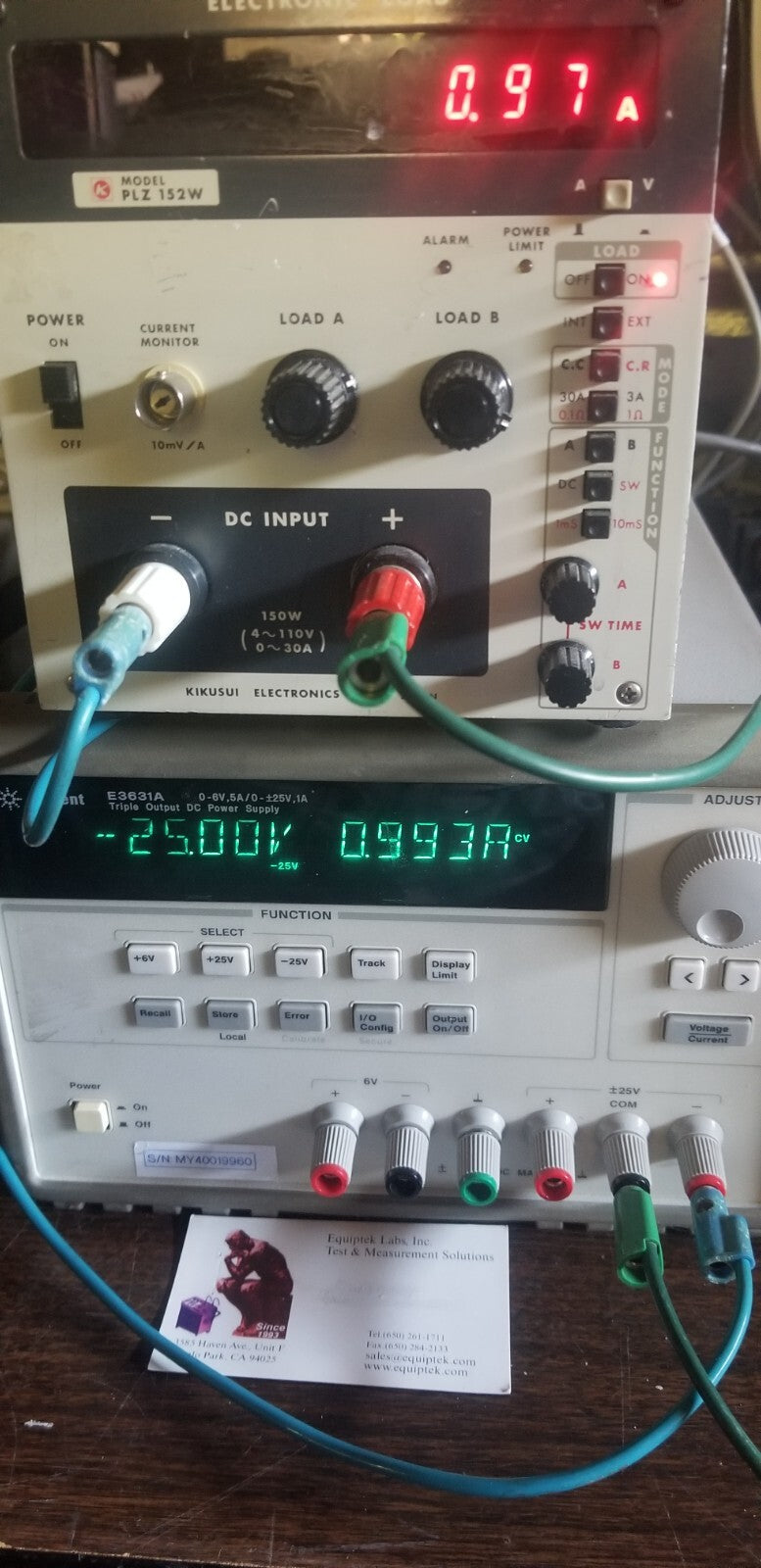 E3631A 3 Output Lab Power Supply by Agilent
