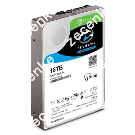 Seagate Skyhawk Ai 16TB SATA Hard Drive 256MB Cache 3.5" 7200RPM ST16000VE002