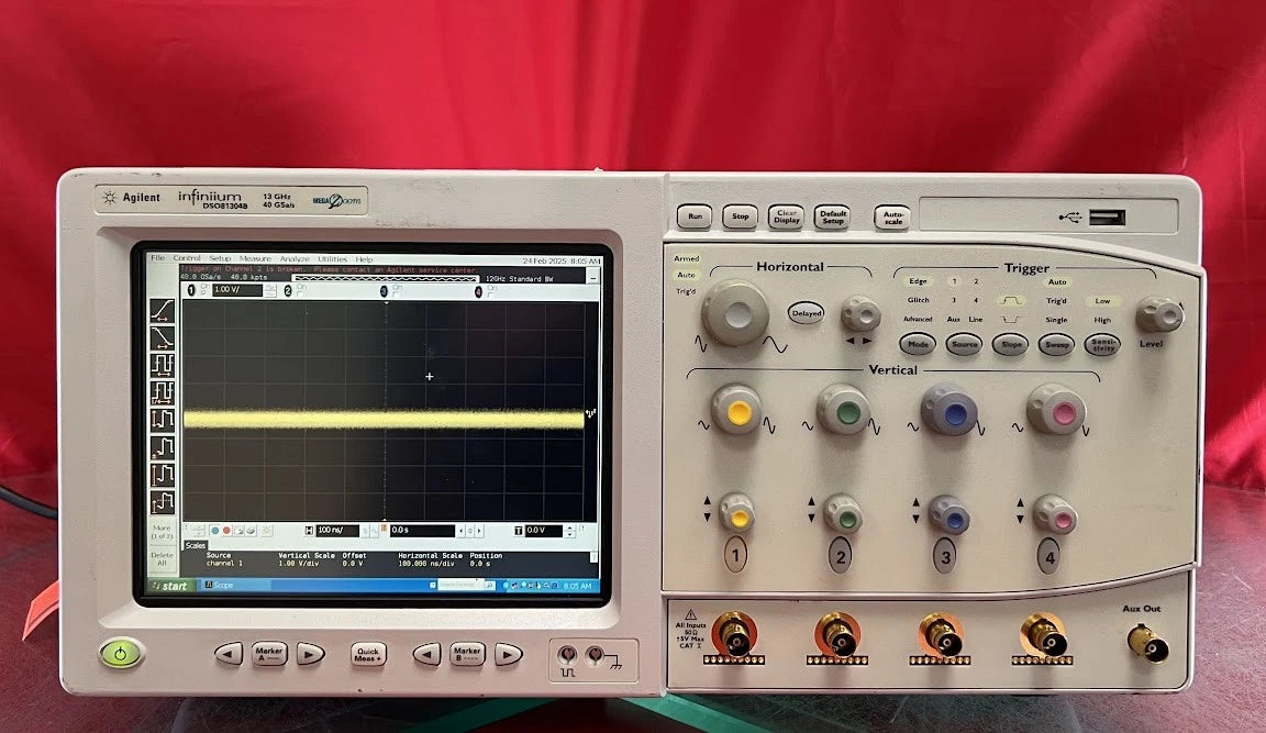 Agilent Keysight DSO81304B Infinium Oscilloscope 13 GHz Opt 001,003,004,009