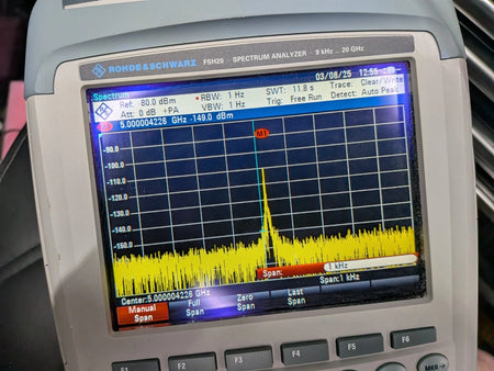 🔥Rohde & Schwarz R S Fsh20 K17 Handheld Spectrum Analyzer /Meter+Sensor !Cal'd!