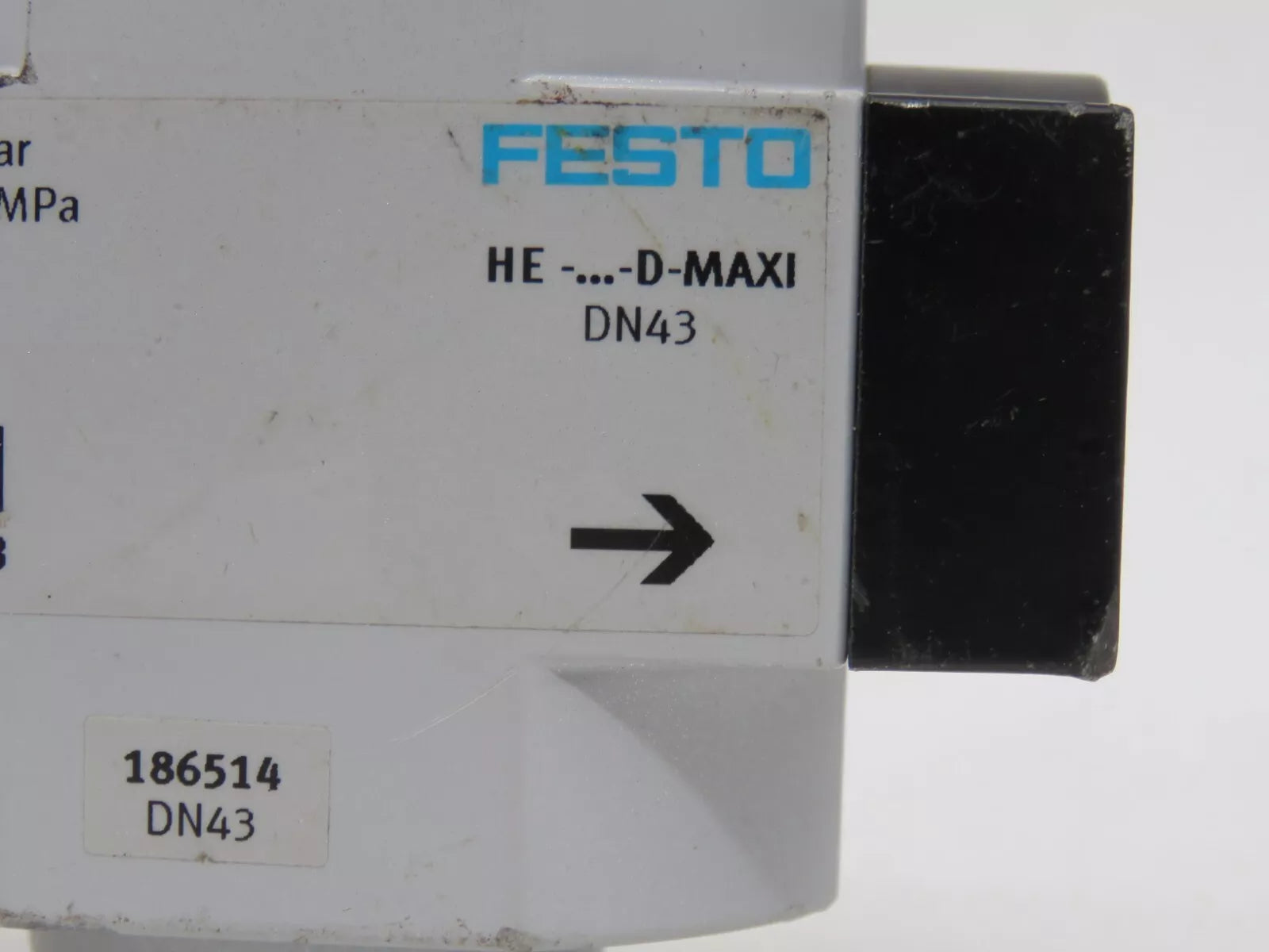 Festo HE-D-MAXI HEDMAXI Valve 3/2 Way Operating Pressure 0-16 Bar