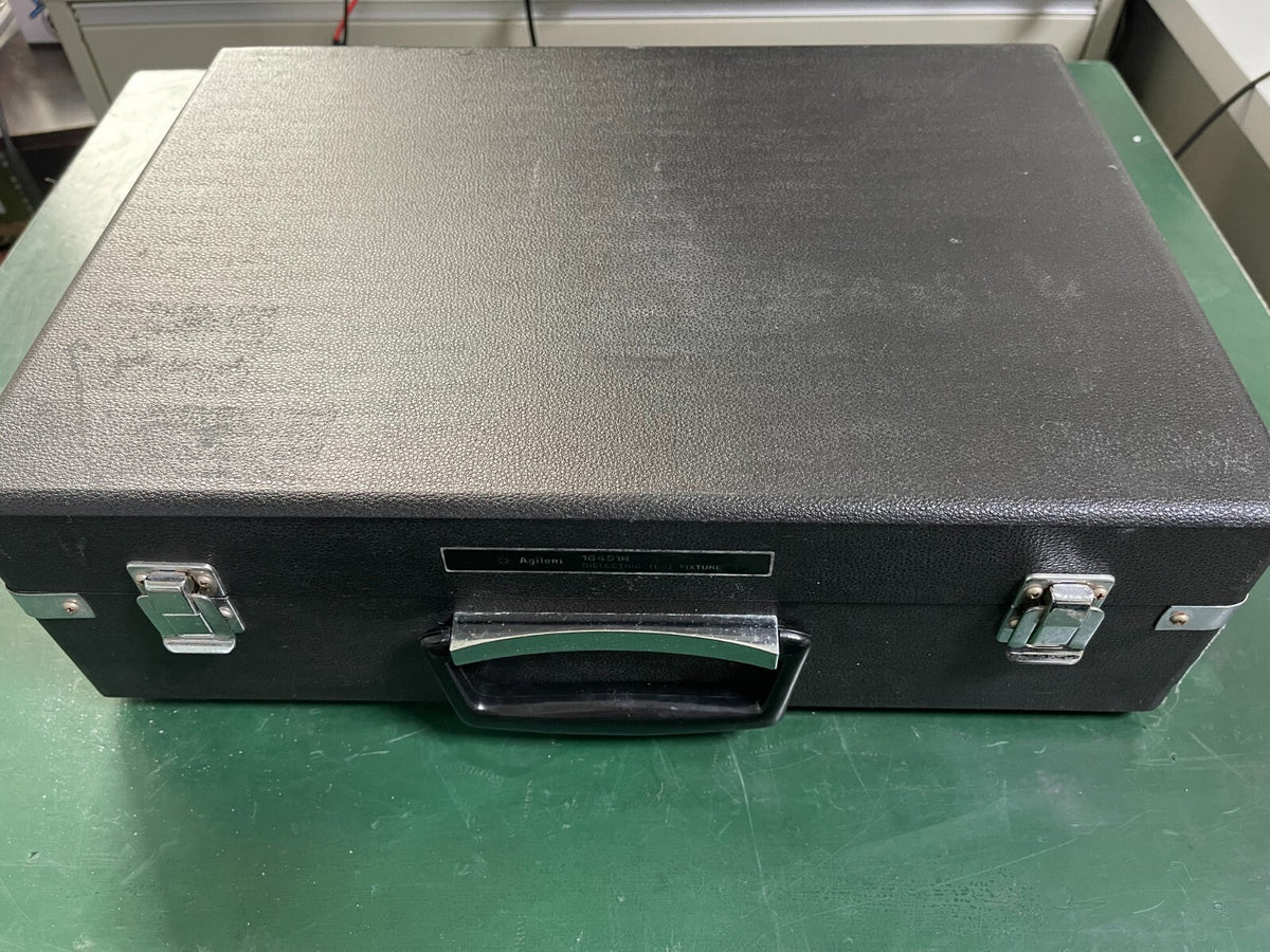 Agilent Keysight 16451B Dielectric Test fixture, w/ accessories , case - XG eqpt