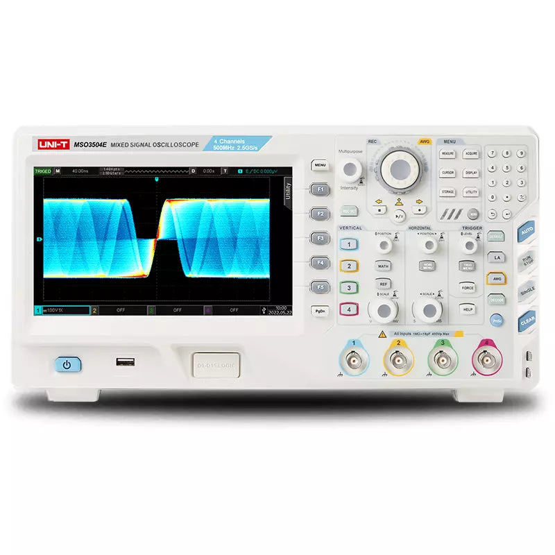 UNI-T UPO3504E 500MHz 4Ch Mixed Signal Oscilloscope MSO (w/o Logic Pod)