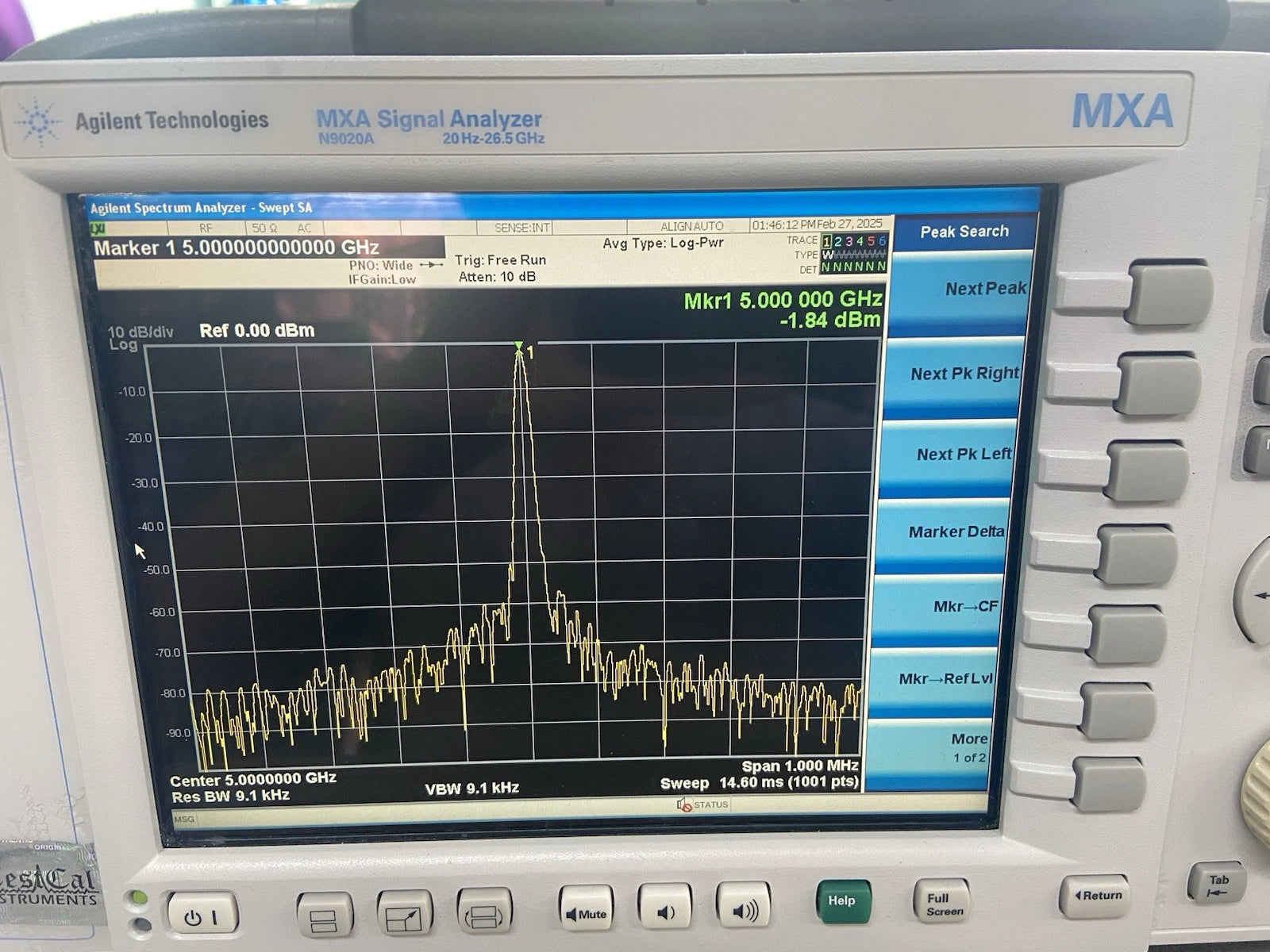 HP 83731A 2-20GHz Synthesized Sweep/CW Signal Generator CAL’d with Option 1E4 1E5