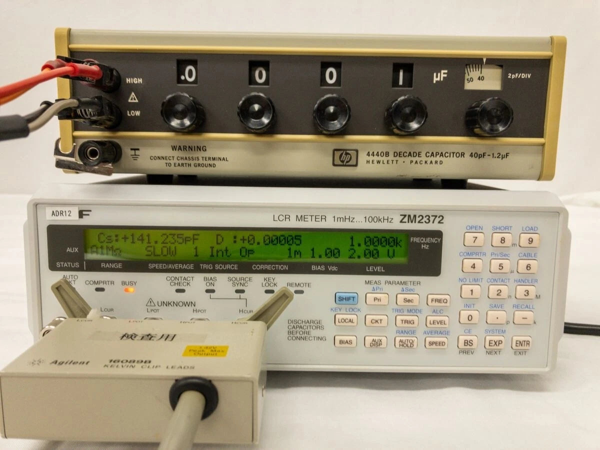HP 4440B 40pF 1.2uF Decade Capacitor