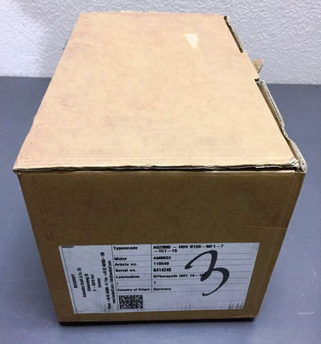 Beckhoff AG2800-HDV015S-MF1-7-1C1-1S SS Planetary Gearbox for AM883X Motors