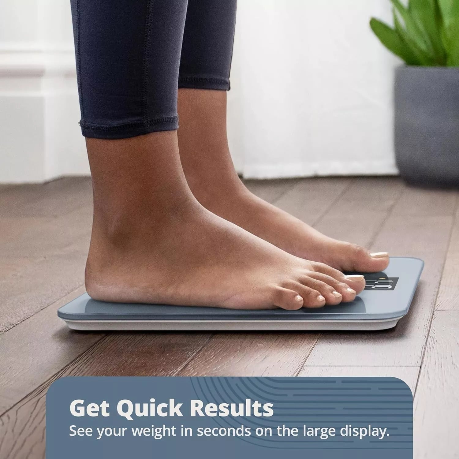 Digital AccuCheck Bathroom Scale 400lbs Capacity with Batteries
