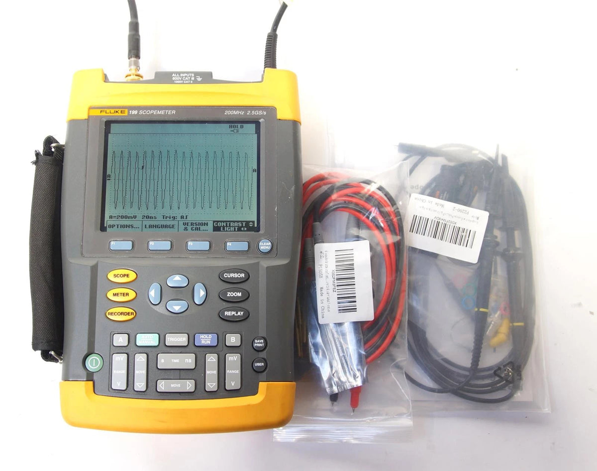 Fluke 199 200MHz 2.5GS/s Digital Oscilloscope Scopemeter Multimeter