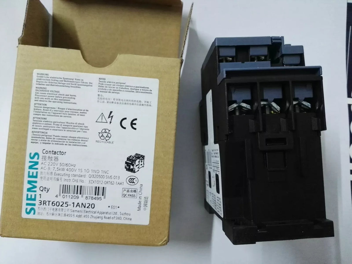 Siemens 3RT6025-1AN20 Contactor AC220V