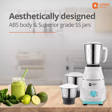 Orient Electric 500W Mixer Grinder Kitchen Kraft 500 MGKK50B3
